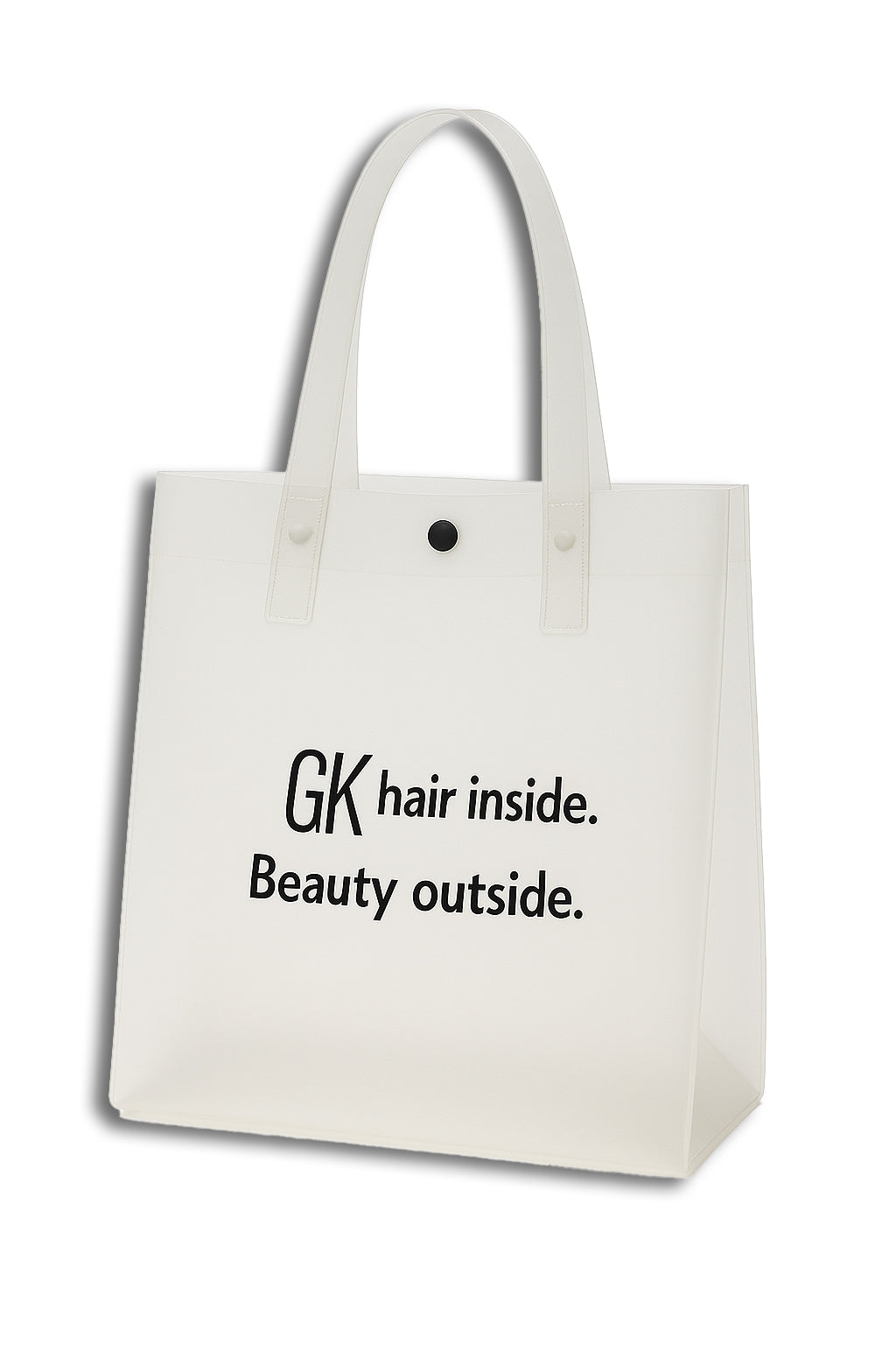 GKhair Clear Beach Tote – "Beauty Outside" Edition