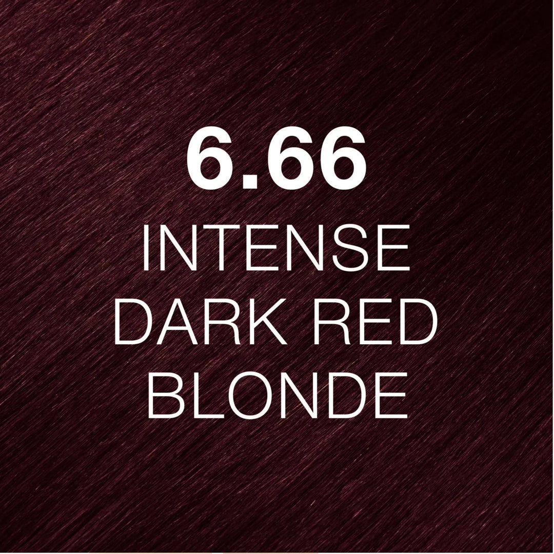 GKhair Cream Color Intense Dark Red Blonde - 6.66