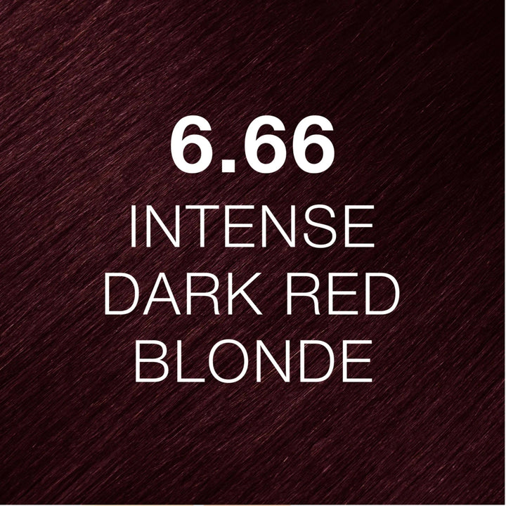 GKhair Cream Color Intense Dark Red Blonde - 6.66