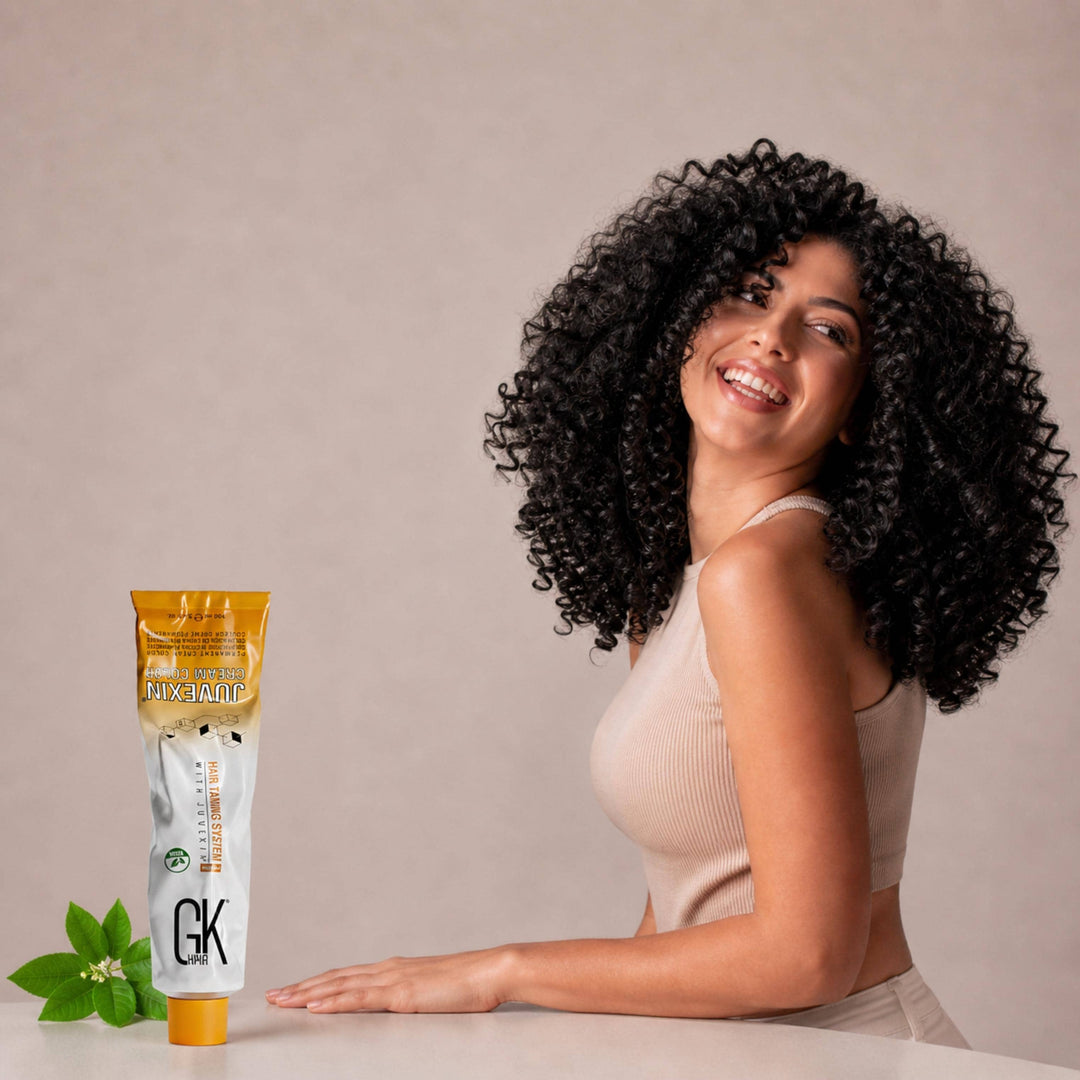 GKhair Cream Color Dark Ash Blonde - 6.1